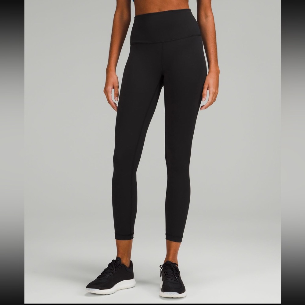 Lululemon Wunder Train High-Rise Leggings (Black) 25" Size 8